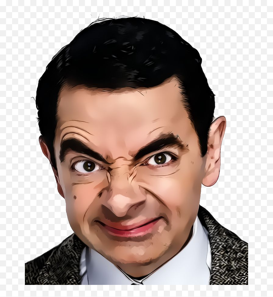 Download Free Png Funny Svg Royalty Stock 46670 - Mr Bean Dp,Funny Face Png