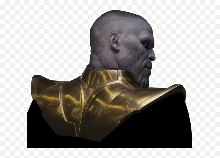 Download Universe Sculpture Cinematic 4k Thanos Resolution - Thanos Back Of Head Png,Sculpture Png