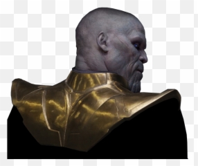 Download Universe Sculpture Cinematic 4k Thanos Resolution - Thanos Back Of Head Png,Sculpture Png