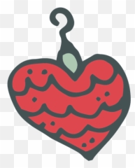 Christmas Ball Heart Shape Hand Drawn Cartoon Icon 15 - Illustration png