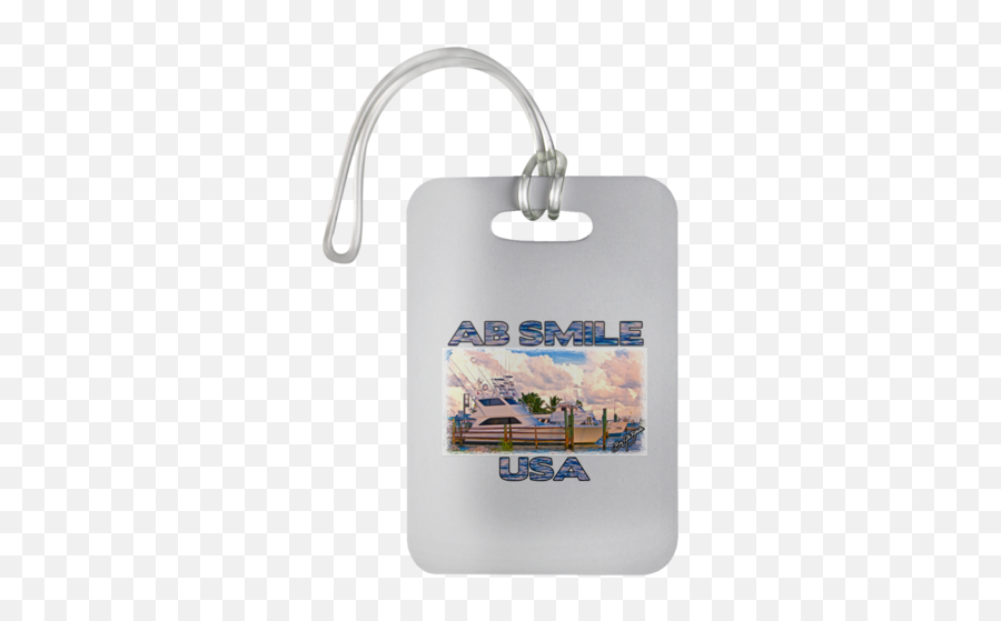 Ale Belache Collection Luggage Bag Tag - Check The Back Seat Sign Png,Flying Bullet Png