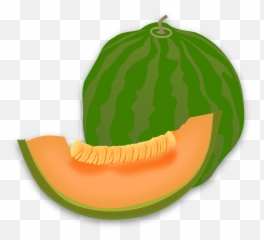 Yummy Melon Clip Art - Png Clipart Melon Melon Png Cartoon,Watermelon Png Clipart