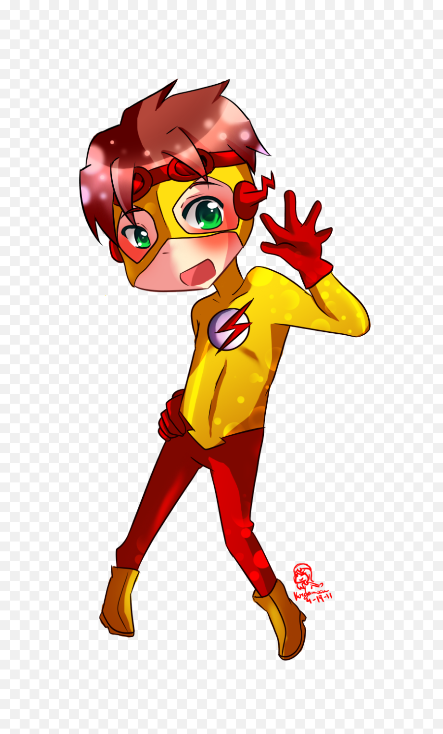 Download Free Png Kid Flash Hd - Dlpngcom Bird Flash Chibi,Glint Png