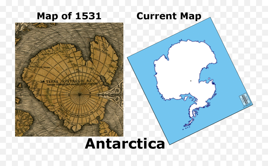 Antarcticapng Antarctica Map Png - Oronteus Finaeus Map,Antarctica Png