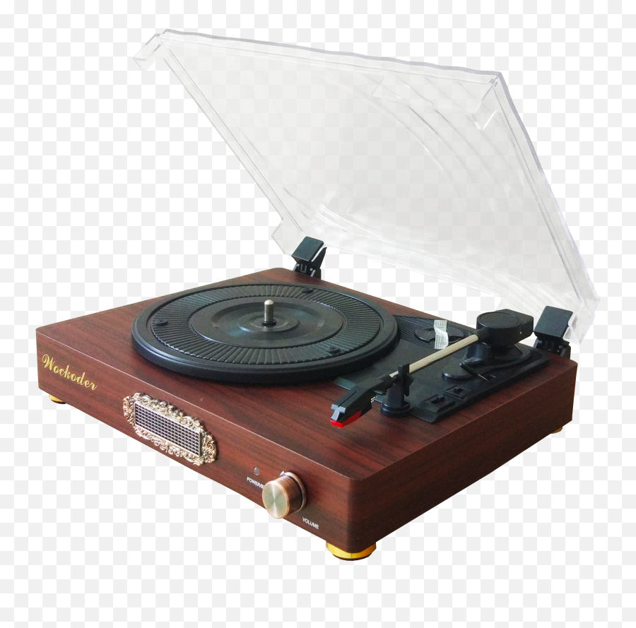Antique Wooden Phonograph Vinyl Record - Record Player Transparent Background Png,Phonograph Png