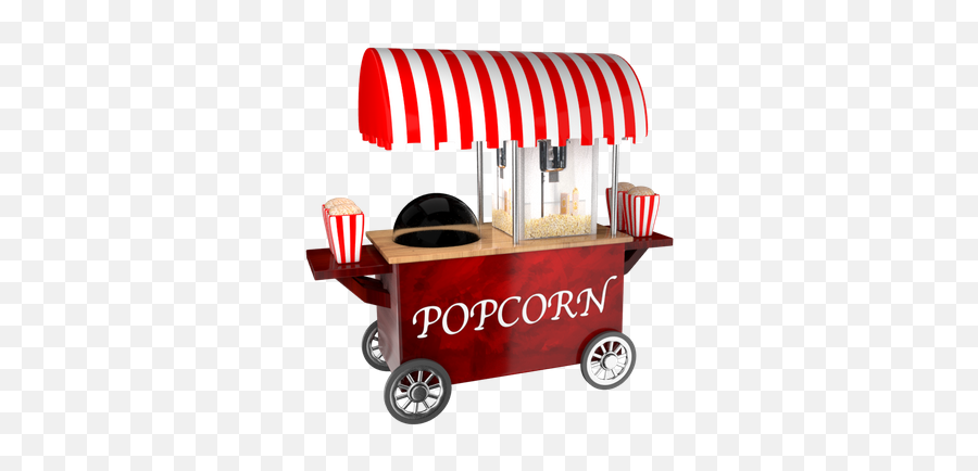 3d Model For Voster Coaster - Popcorn Stall U2014 Steemit Clip Art Png,Popcorn Png