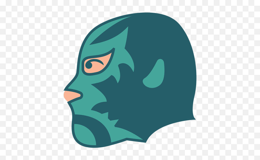 Mask Green Left Facing Flat - Transparent Png U0026 Svg Vector File Illustration,Batman Mask Transparent Background