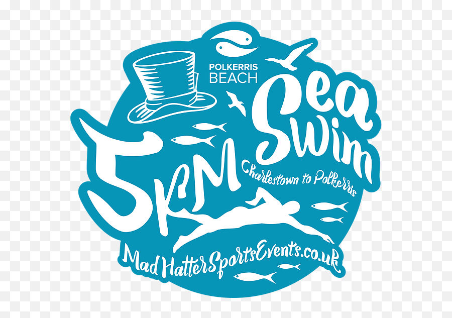 5km Sea Swim Madhattersports - Swimming Png,Mad Hatter Hat Png