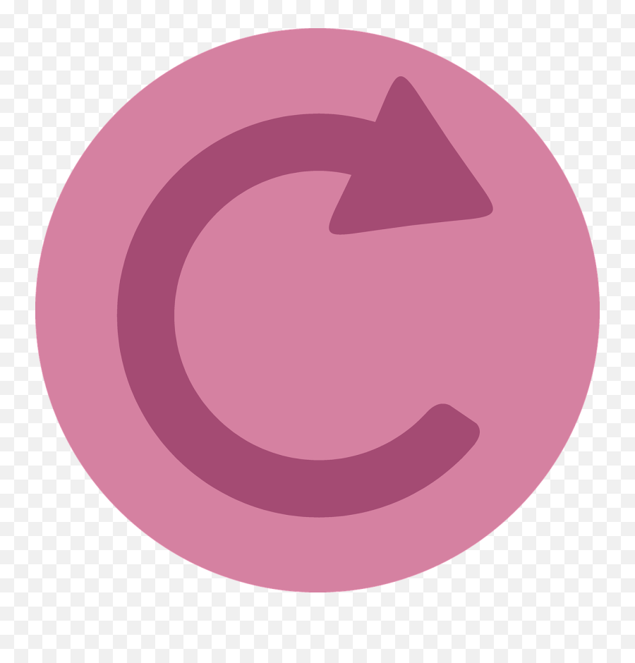 Update Icon Png Pink Transparent Cartoon - Jingfm Circle,Pink Subscribe Button Png
