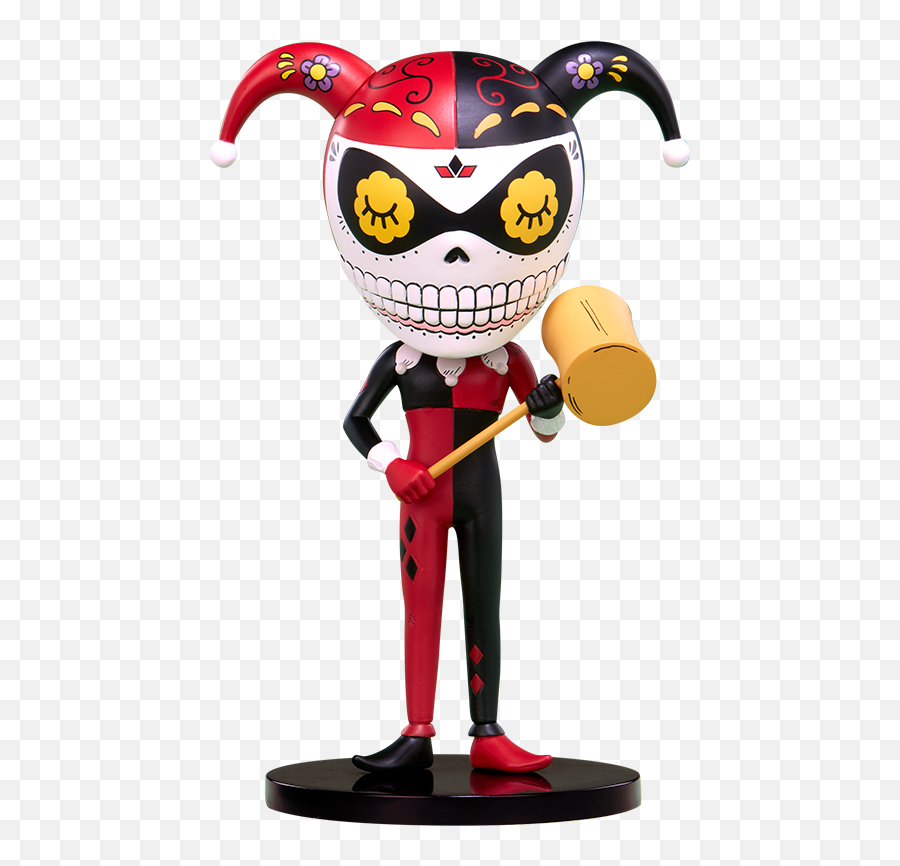 Unruly Industries Harley Quinn Calavera Designer Toy - Calavera Png,Harley Quinn Transparent