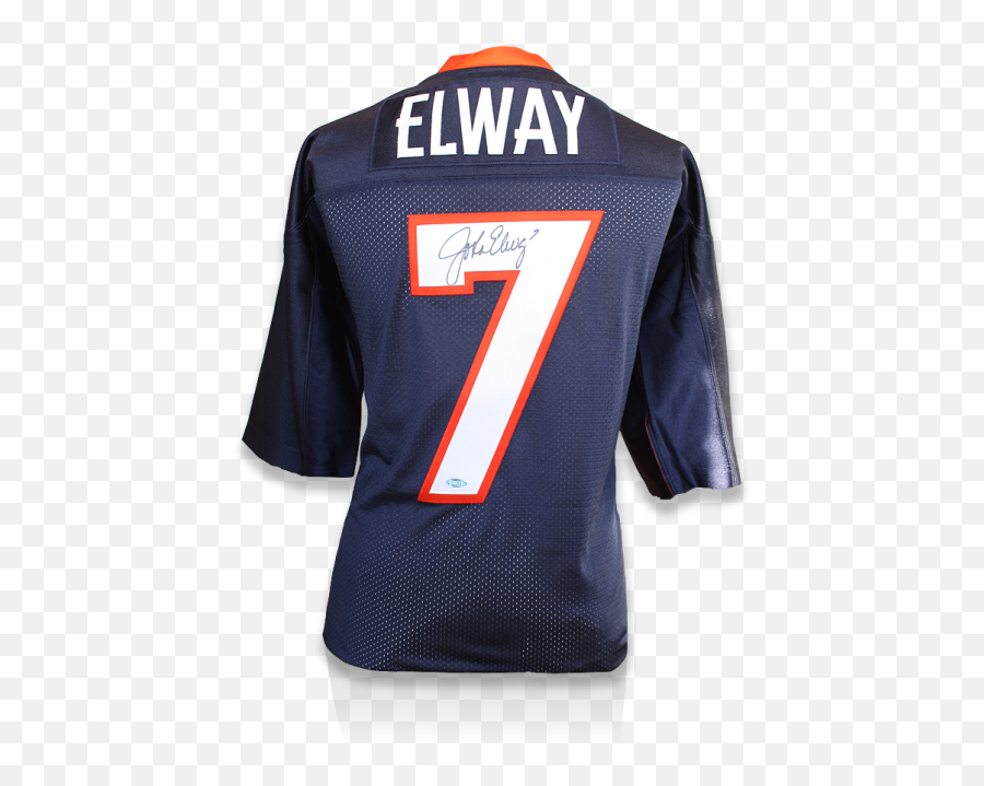 John Elway Signed Authentic Denver Broncos Throwback Jersey - John Elway Jersey Png,Image Of Denver Broncos Logo