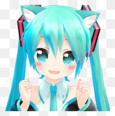 Download Hatsune Miku Png Image - Imagenes De Anime Feliz,Miku Png