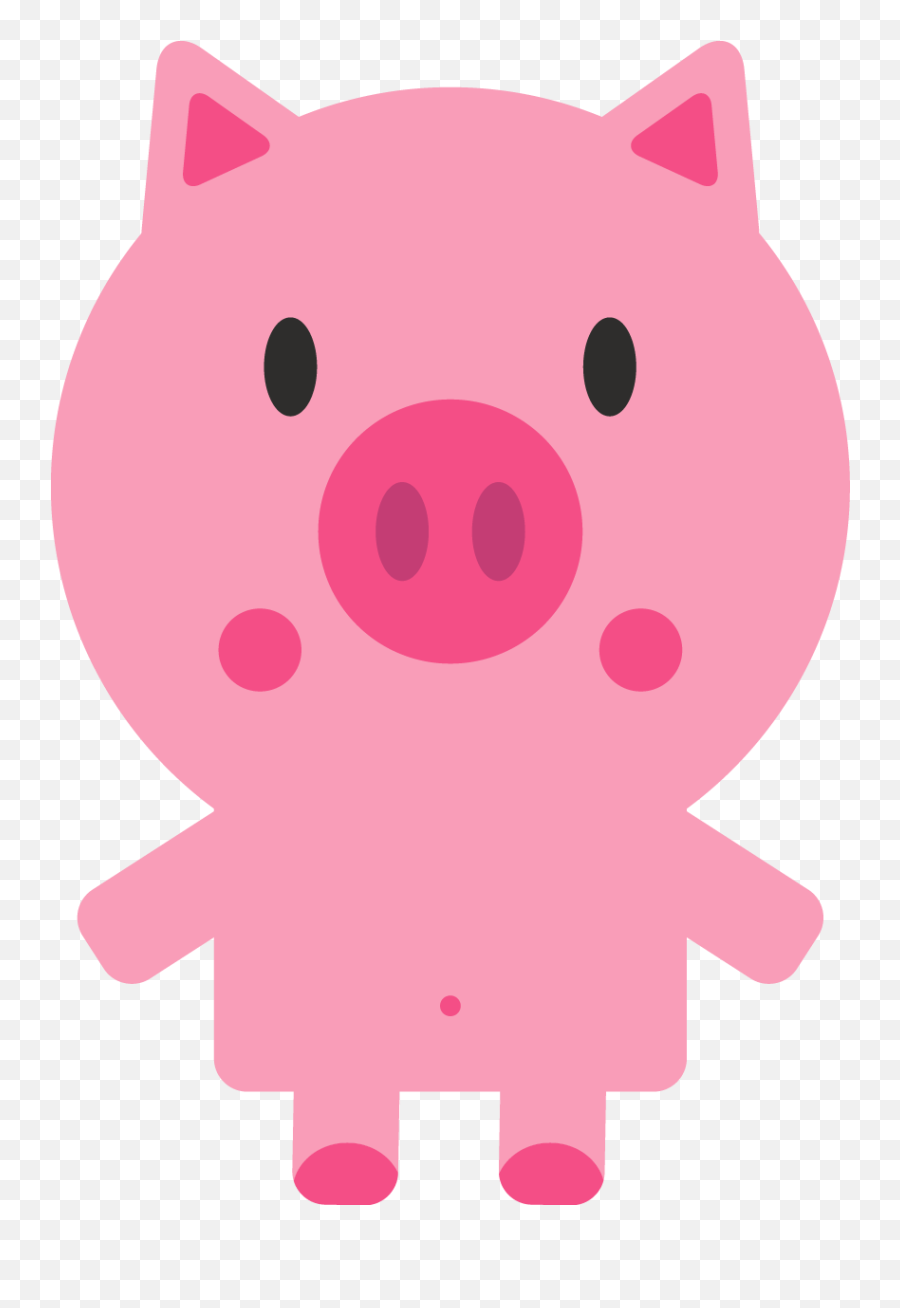 Download Cute Pig Clipart - Domestic Pig Png,Pig Clipart Png