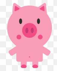 Download Cute Pig Clipart - Domestic png