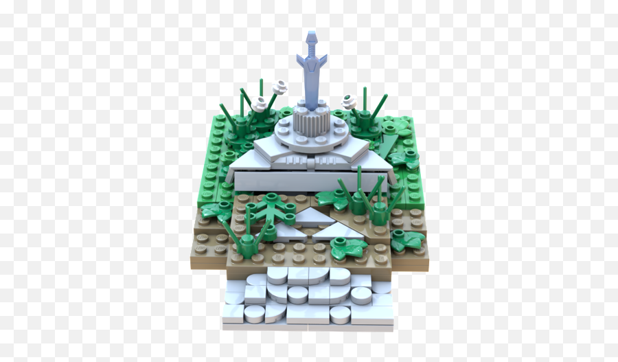 Lego Ideas - Master Sword Shrine Loz Zelda Awakening Lego Png,Master Sword Png