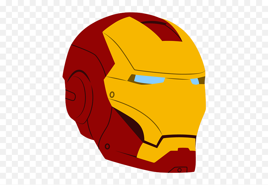 Head Clipart Ironman Transparent Free For - Iron Man Helmet Vector Png,Iron Man Transparent