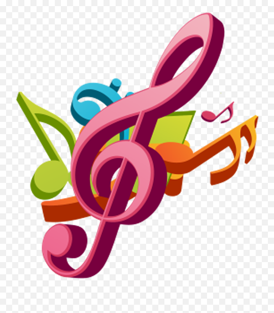 Color Notes Png Download - Notas Musicais Coloridas Png,Musical Png
