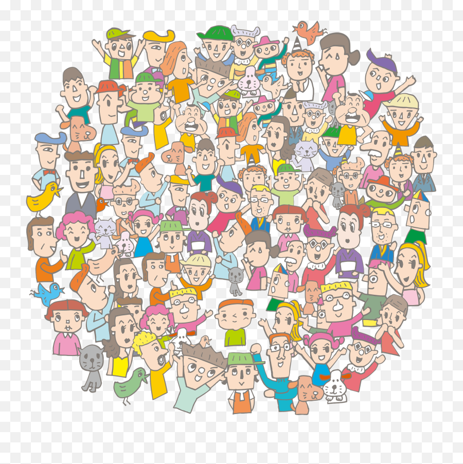 People Crowd Clipart Free Download Transparent Png Creazilla - People Croud Clip Art,Crowd Png