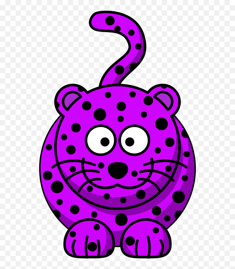 Vector Clip Art - Cartoon Leopard Png Download Full Size Cartoon Leopard,Leopard Png