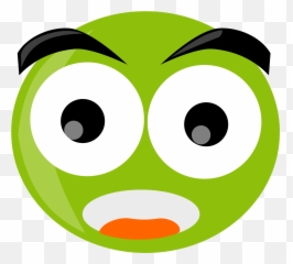 Shocked Face Smiley - Eyes Open Wide Cartoon 2400x3394 Your Png