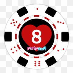 Sticker Maker - Casino Poker Chip Cards Red Solid png