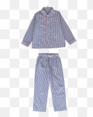 Red And White Stripes Png - Blue And White Striped Pyjama Solid