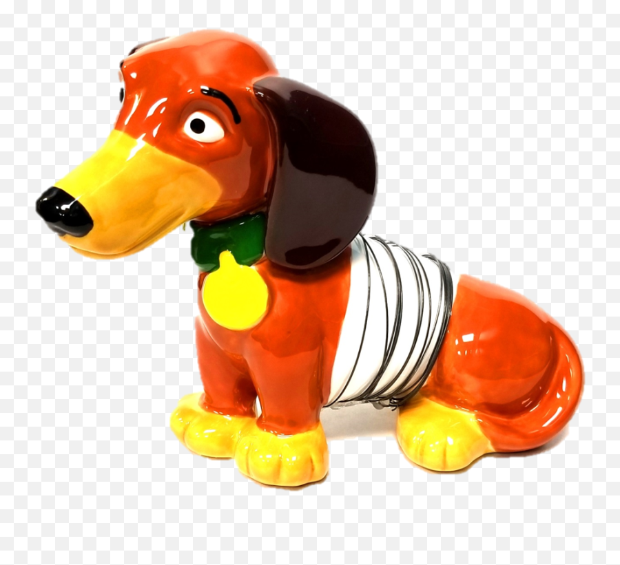 Slinky Dog Toy Story Pottery Ceramic Dachshund Disney Diy - Dog Clothes Png,Dog Toy Png