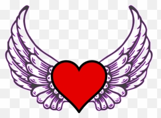 Heart - Cartoon Hearts With Wings 600x438 Png Clipart Vector Angel Eps