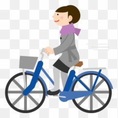 Businesswoman Is Riding Bicycle Clipart Free Download - Silhouette Cinderella Pumpkin Carriage Outline png
