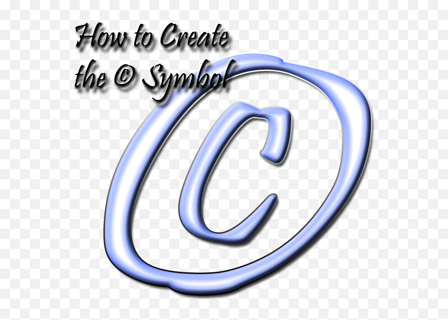 How To Make The Copyright Symbol - Vertical Png,Copyright Symbol Png