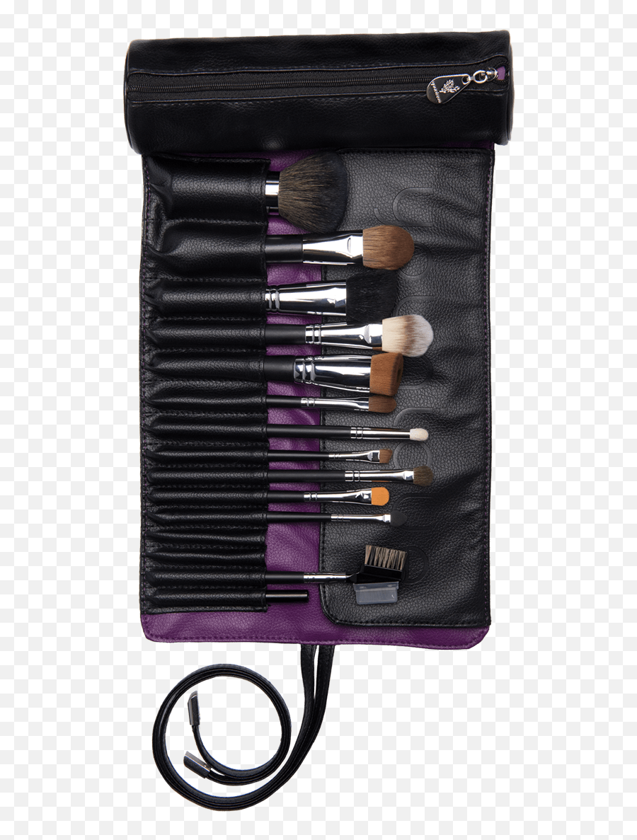 Download Younique Brush Roll - Makeup Brush Png Image With Makeup Brush Set,Makeup Brush Png