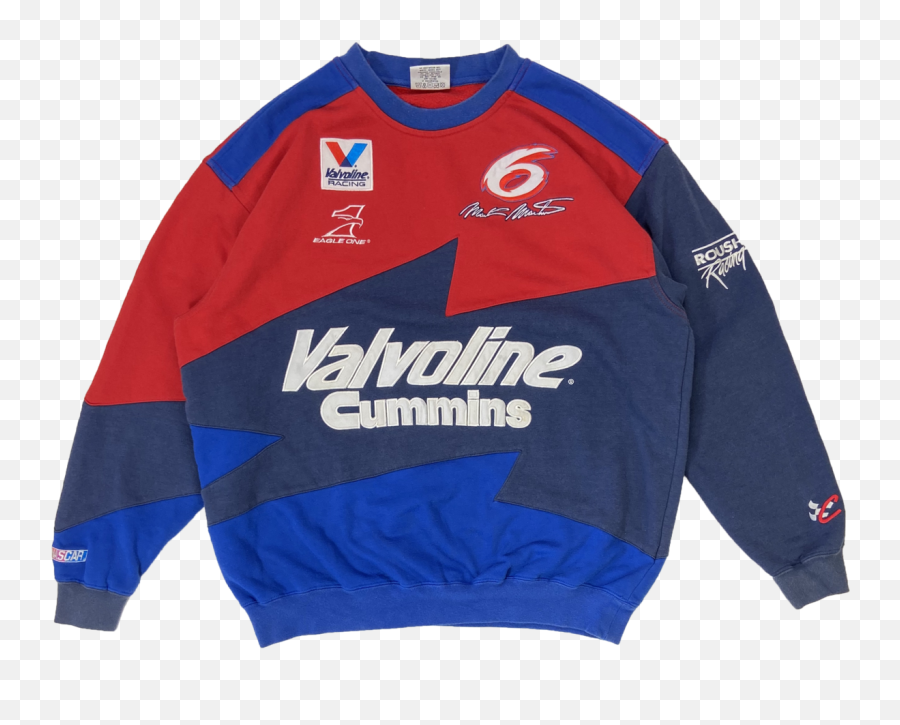 90u0027s Hase Valvoline Cummins Vintage Racing Sweat - Shirts 3141 Long Sleeve Png,Valvoline Logo Png