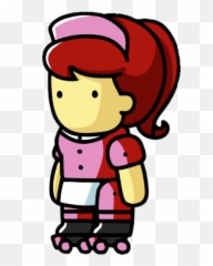 Scribblenauts Roller Waitress - Cartoon Png,Waitress Png