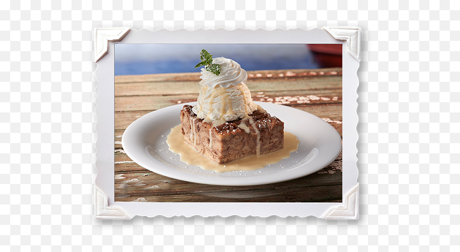 Bread Pudding - Margaritaville Bubba Gump Bread Pudding Png,Pudding Png