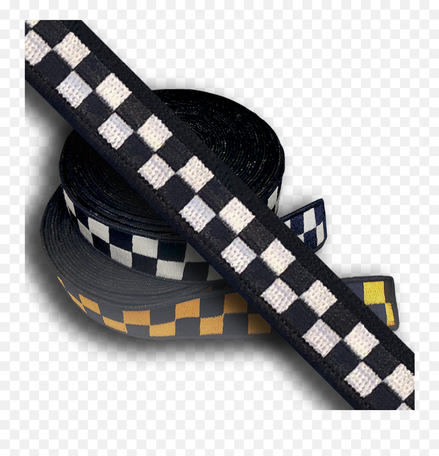 Chicago Police Checker Sillitoe Tartan Hatband Material Navy U0026 White Size 75 - Sillitoe Tartan Png,Checker Pattern Png