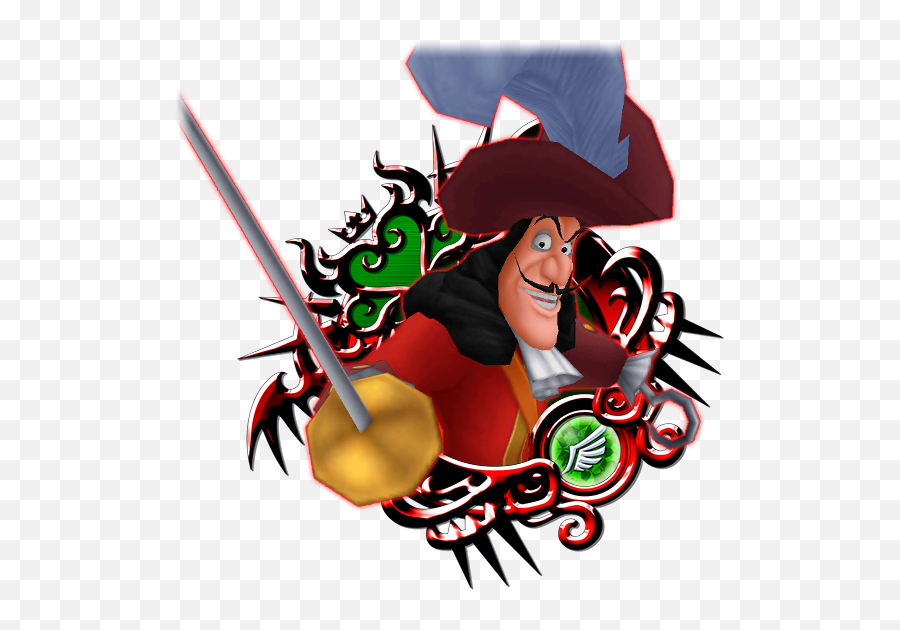Captain Hook - Khux Wiki Kingdom Hearts Dark Riku Png,Captain Hook Png