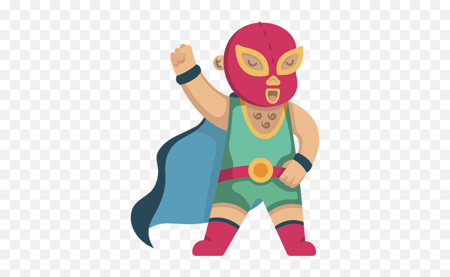 Mexican Fighter Cute - Transparent Png U0026 Svg Vector File Mexican Wrestler Cute Masks Vector,Cute Transparent