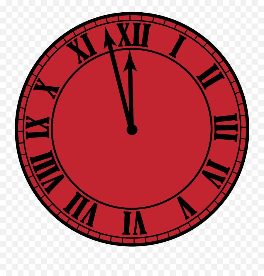 Cooper Union Red Clock Logo - Transparent Background Clock Face Png,Clock Logo