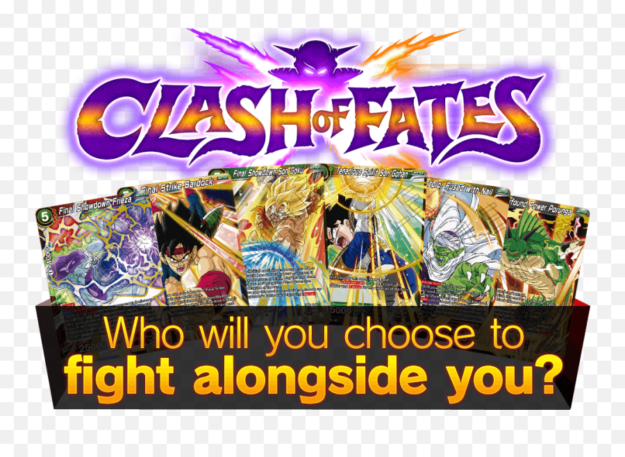 Clash Of Fates Sr Cards Showdown - Strategy Dragon Ball Flyer Png,Bardock Png