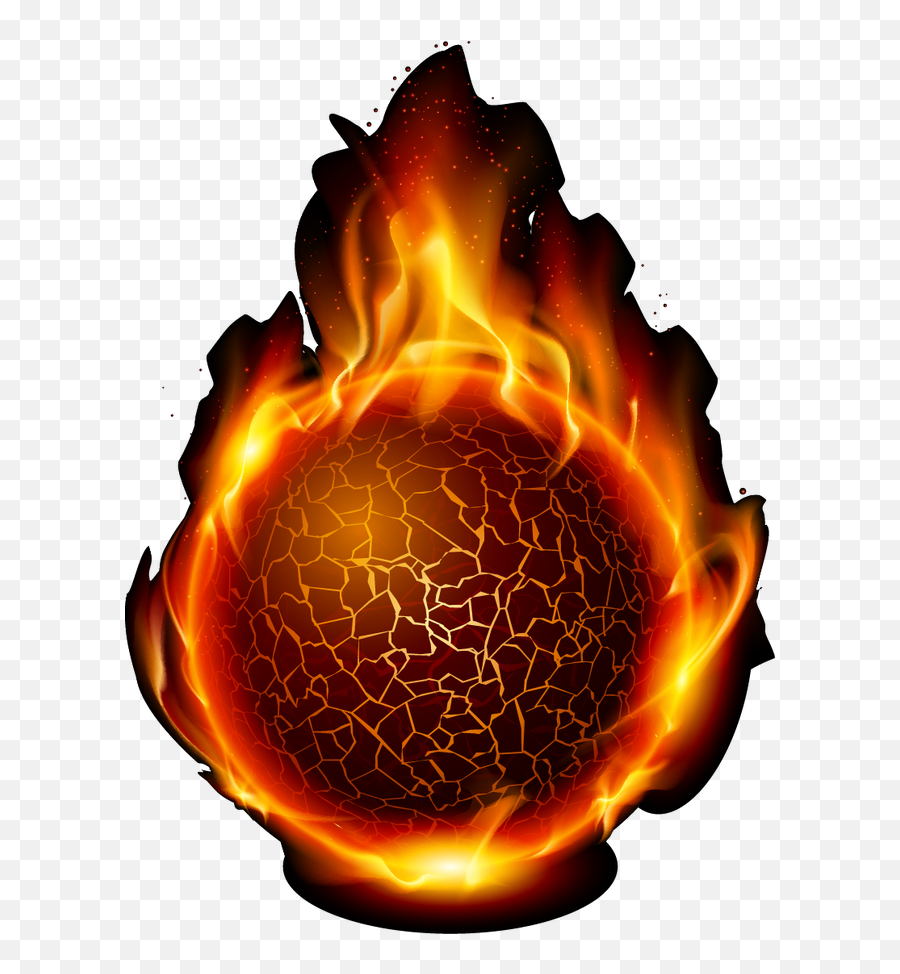Download Fire Royalty Free Ball Clip Art Cool - Red Ball Of Vector Fire Ball Logo Png,Red Fire Png