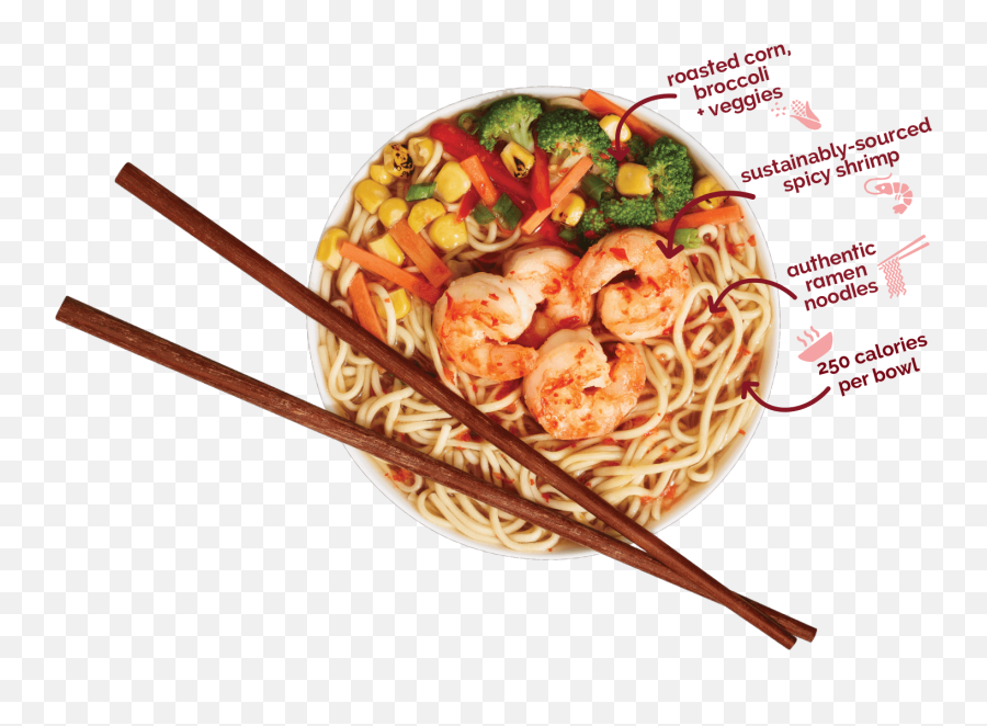 Spicy Shrimp Ramen Noodle Bowl - Scott U0026 Jonu0027s Bowl Shrimp Ramen Png,Ramen Noodles Png