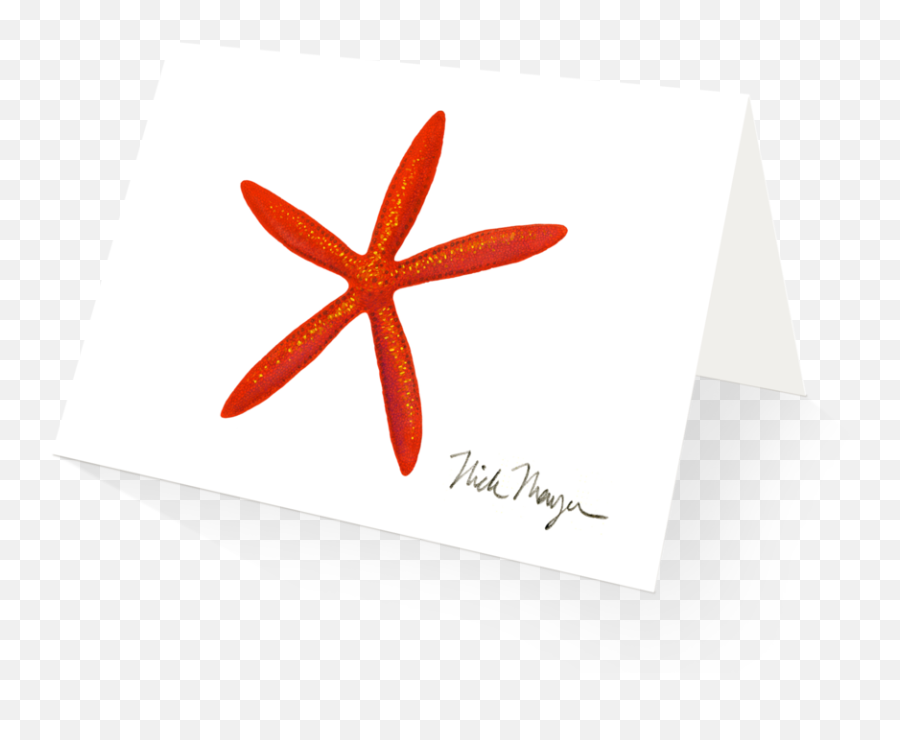 Red Linckia Starfish - Construction Paper Png,Starfish Transparent