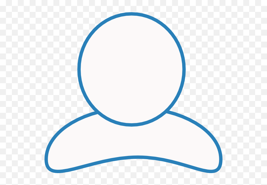 Blue User Icon Clip Art - Vector Clip Art Dot Png,User Icon Vector