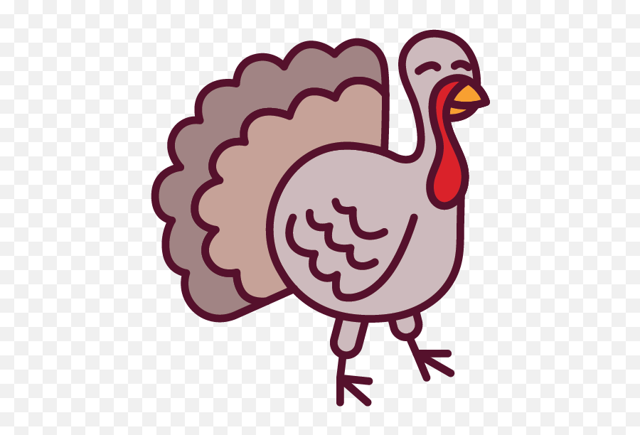 Icon Of A Turkey - Turkey Family Clip Art 2019 Png Clip Art,Thanksgiving Turkey Icon