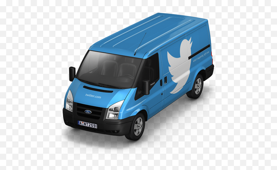 Front Twitter Icon - Free Download On Iconfinder Fedex Van Png,Blue Twitter Icon