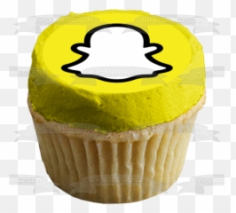 Snapchat Logo Edible Cake Topper Image Abpid51775 - png