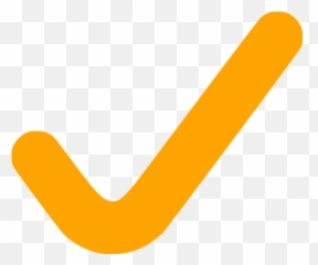 Orange Check Mark 6 Icon - Free orange icons Yellow Satchel One Icon png