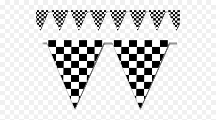 Checkered Banner Transparent Png - Banderas De Cuadros Blanco Y Negro,Checkered Flags Png