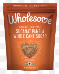 Organic Fair Trade Sucanat Panela Whole Cane Sugar - Superfood png