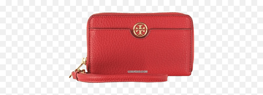 Tory Burch Robinson Pebbled Smartphone Wristlet Wallet Clutch - Gucci Png,Versace Icon Satchel